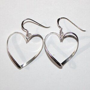 Sterling Silver Heart Earrings